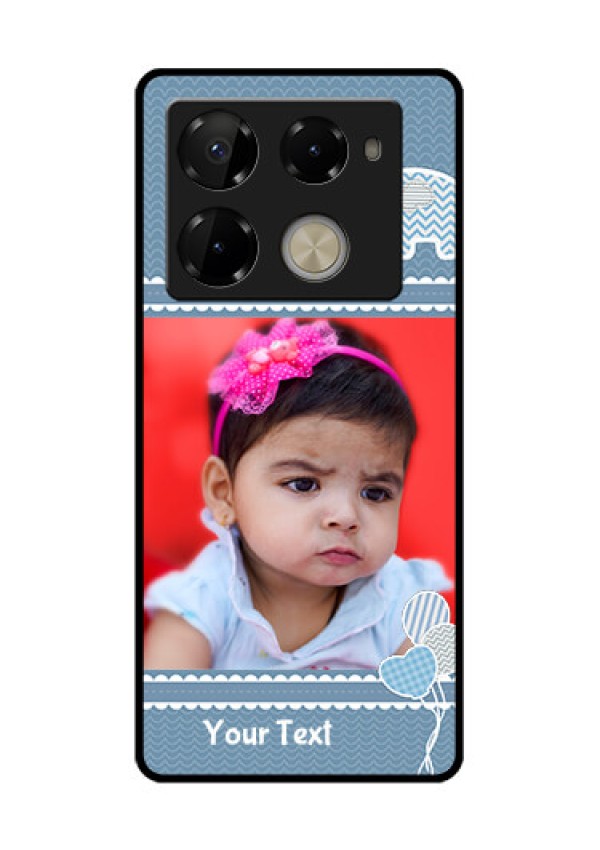Infinix Note 40 Pro Plus 5G Custom Glass Phone Case - With Kids Pattern Design