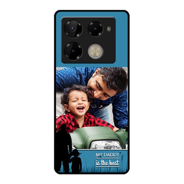 Infinix Note 40 Pro Plus 5G Custom Glass Phone Case - Best Dad Design