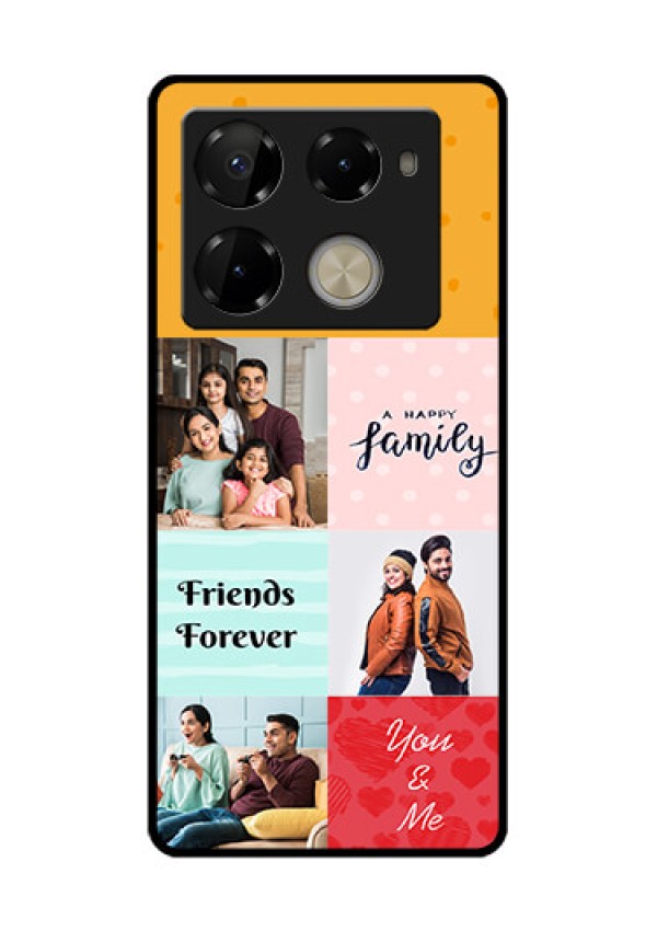 Infinix Note 40 Pro Plus 5G Custom Glass Phone Case - Images With Quotes Design