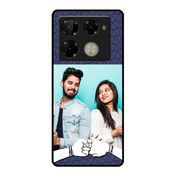 Infinix Note 40 Pro Plus 5G Custom Glass Phone Case - With Best Friends Design Infinix Note 40 Pro Plus 5G Custom Glass Phone Case - With Best Friends Design
