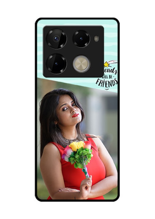 Infinix Note 40 Pro Plus 5G Custom Glass Phone Case - Friends Picture Icon Design