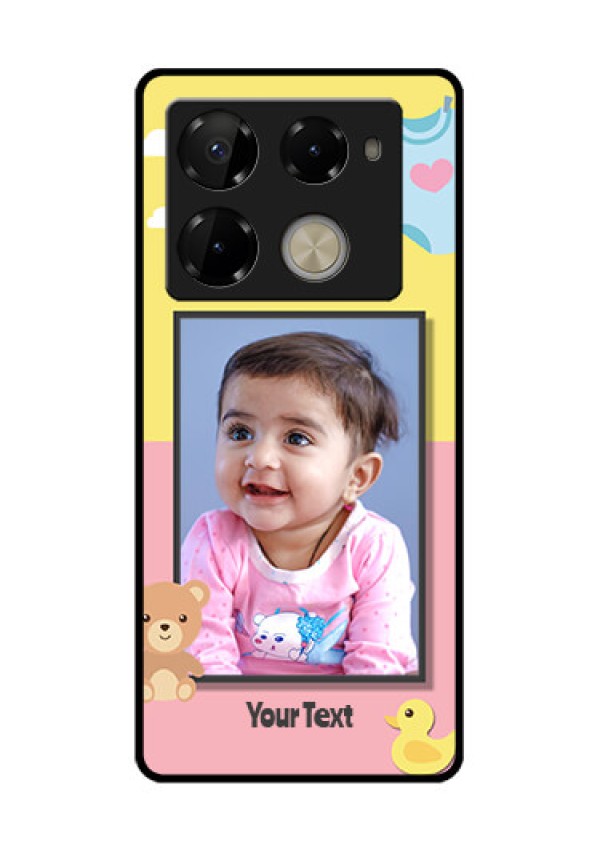 Infinix Note 40 Pro Plus 5G Custom Glass Phone Case - Kids 2 Color Design
