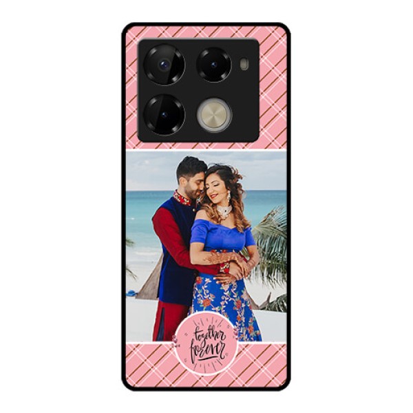 Infinix Note 40 Pro Plus 5G Custom Glass Phone Case - Together Forever Design Infinix Note 40 Pro Plus 5G Custom Glass Phone Case - Together Forever Design