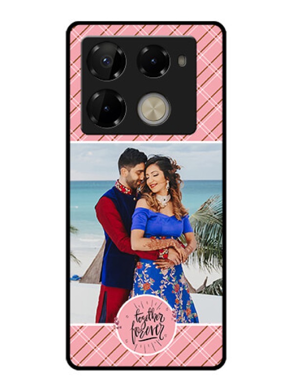 Custom Infinix Note 40 Pro Plus 5G Custom Glass Phone Case - Together Forever Design