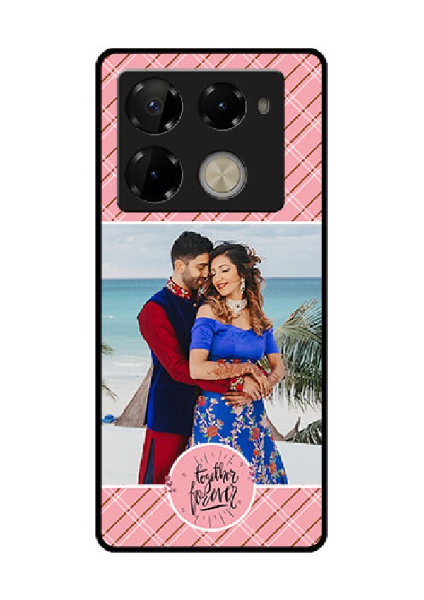 Infinix Note 40 Pro Plus 5G Custom Glass Phone Case - Together Forever Design