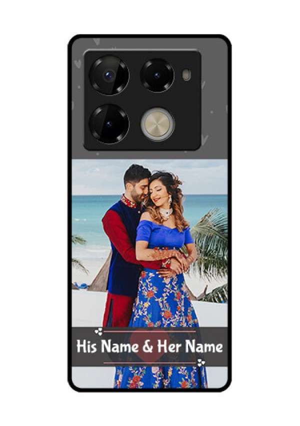 Infinix Note 40 Pro Plus 5G Custom Glass Phone Case - Buy Love Design With Photo Online