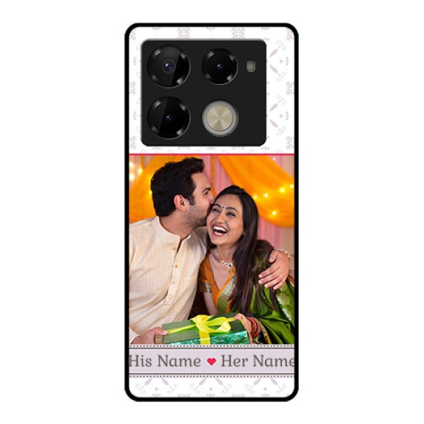 Infinix Note 40 Pro Plus 5G Custom Glass Phone Case - With Photo And Ethnic Design Infinix Note 40 Pro Plus 5G Custom Glass Phone Case - With Photo And Ethnic Design
