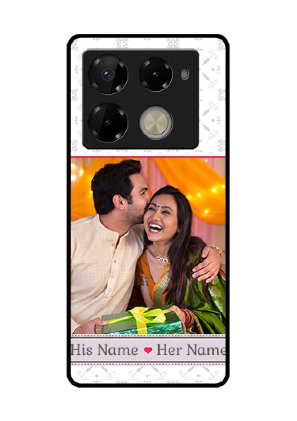 Infinix Note 40 Pro Plus 5G Custom Glass Phone Case - With Photo And Ethnic Design