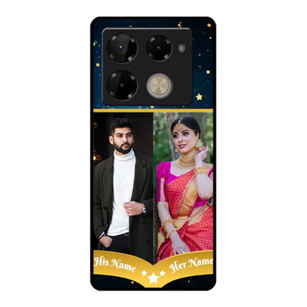 Infinix Note 40 Pro Plus 5G Custom Glass Phone Case - Galaxy Stars Backdrop Design Infinix Note 40 Pro Plus 5G Custom Glass Phone Case - Galaxy Stars Backdrop Design