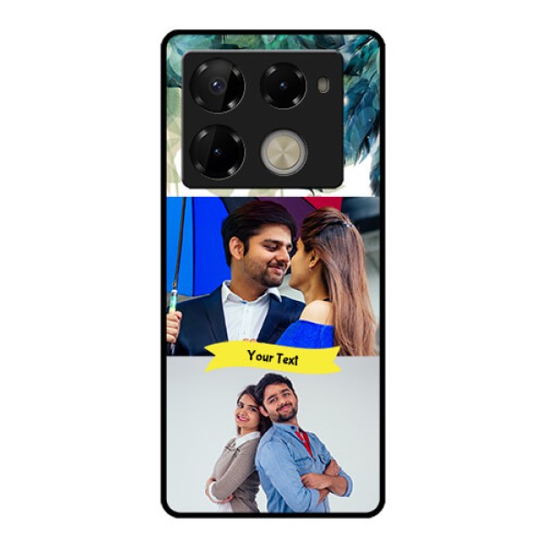 Infinix Note 40 Pro Plus 5G Custom Glass Phone Case - Image With Boho Peacock Feather Design Infinix Note 40 Pro Plus 5G Custom Glass Phone Case - Image With Boho Peacock Feather Design