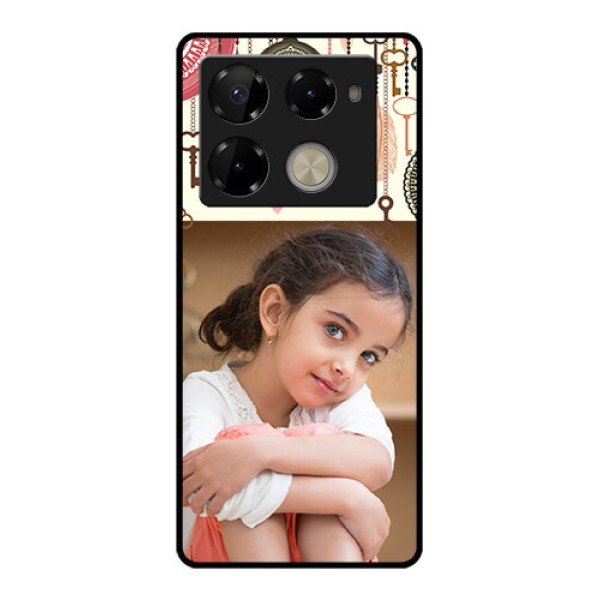 Infinix Note 40 Pro Plus 5G Custom Glass Phone Case - Boho Style Design