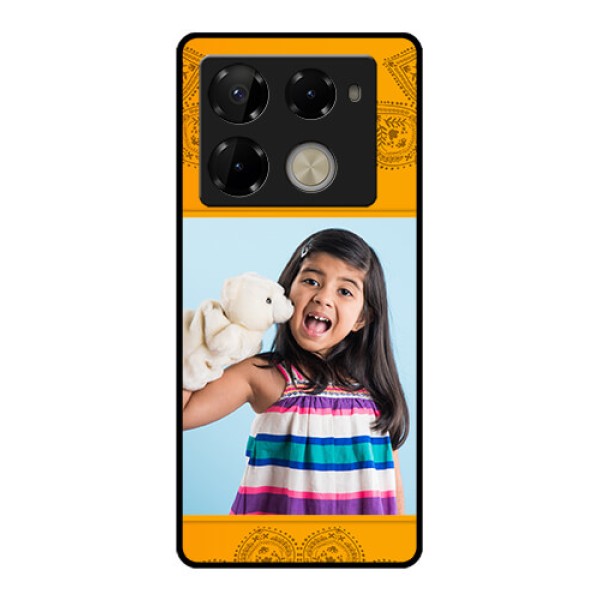 Infinix Note 40 Pro Plus 5G Custom Glass Phone Case - Photo Wedding Design