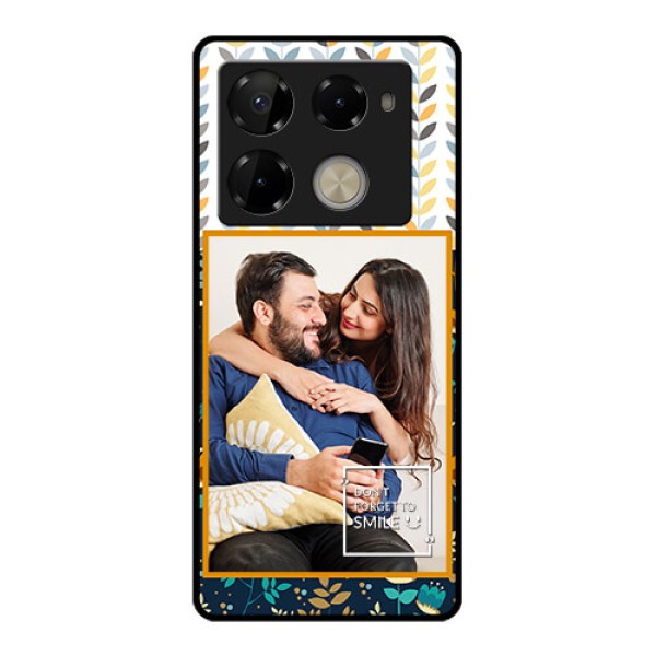 Infinix Note 40 Pro Plus 5G Custom Glass Phone Case - Pattern Design