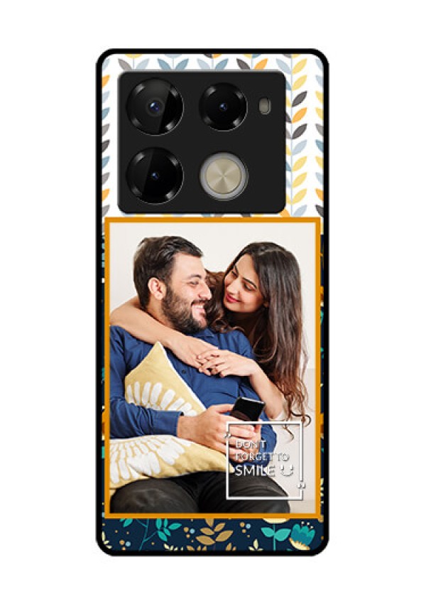 Infinix Note 40 Pro Plus 5G Custom Glass Phone Case - Pattern Design