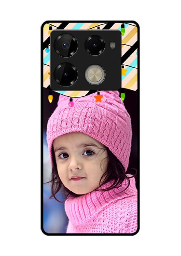 Infinix Note 40 Pro Plus 5G Custom Glass Phone Case - Lights Hanging Design