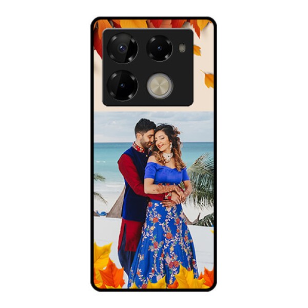 Infinix Note 40 Pro Plus 5G Custom Glass Phone Case - Autumn Maple Leaves Design Infinix Note 40 Pro Plus 5G Custom Glass Phone Case - Autumn Maple Leaves Design