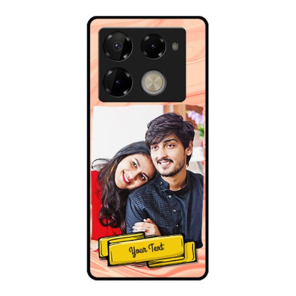 Infinix Note 40 Pro Plus 5G Custom Glass Phone Case - Marble Texture Design Infinix Note 40 Pro Plus 5G Custom Glass Phone Case - Marble Texture Design