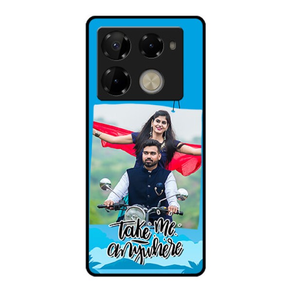 Infinix Note 40 Pro Plus 5G Custom Glass Phone Case - Traveller Design