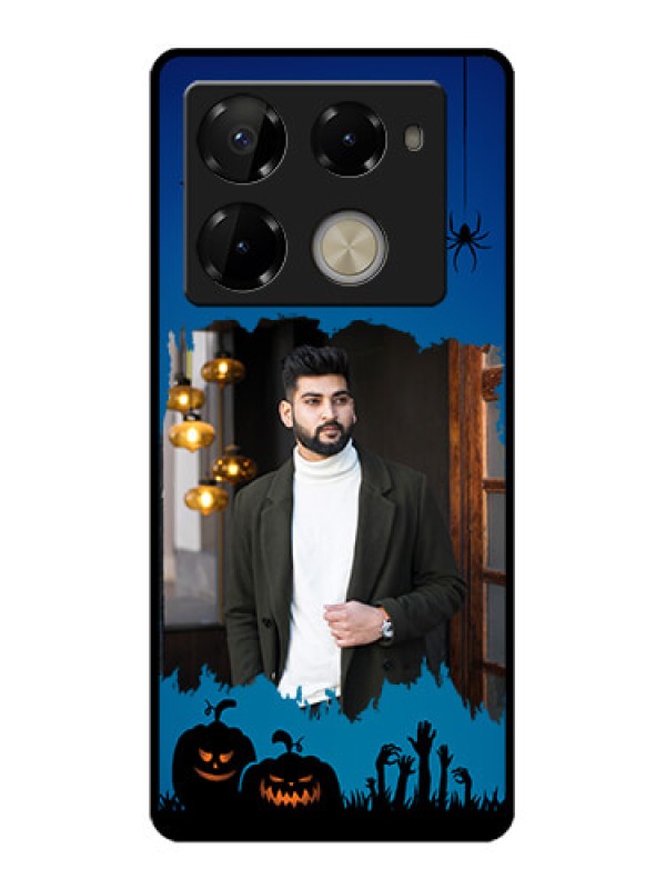 Custom Infinix Note 40 Pro Plus 5G Custom Glass Phone Case - With Pro Halloween Design