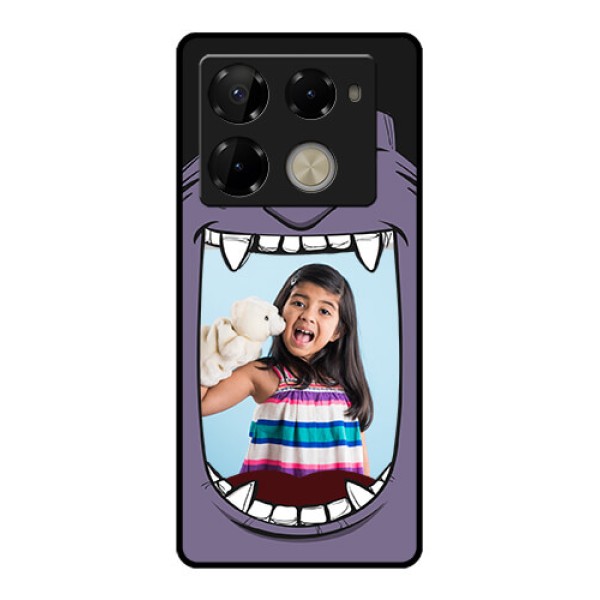 Infinix Note 40 Pro Plus 5G Custom Glass Phone Case - Angry Monster Design