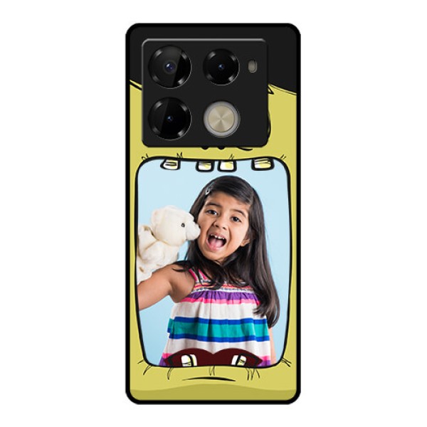 Infinix Note 40 Pro Plus 5G Custom Glass Phone Case - Cartoon Monster Back Case Design Infinix Note 40 Pro Plus 5G Custom Glass Phone Case - Cartoon Monster Back Case Design