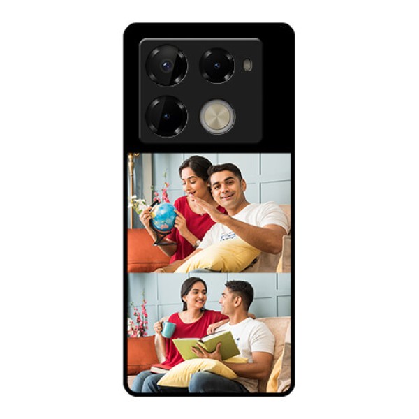 Infinix Note 40 Pro Plus 5G Custom Glass Phone Case - 2 Images Design