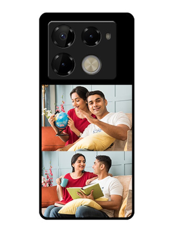 Custom Infinix Note 40 Pro Plus 5G Custom Glass Phone Case - 2 Images Design