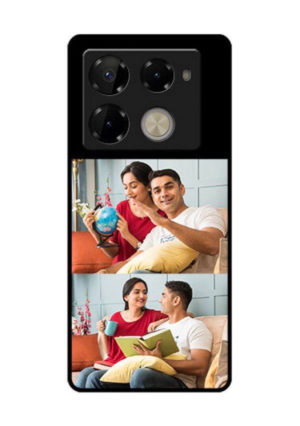 Infinix Note 40 Pro Plus 5G Custom Glass Phone Case - 2 Images Design