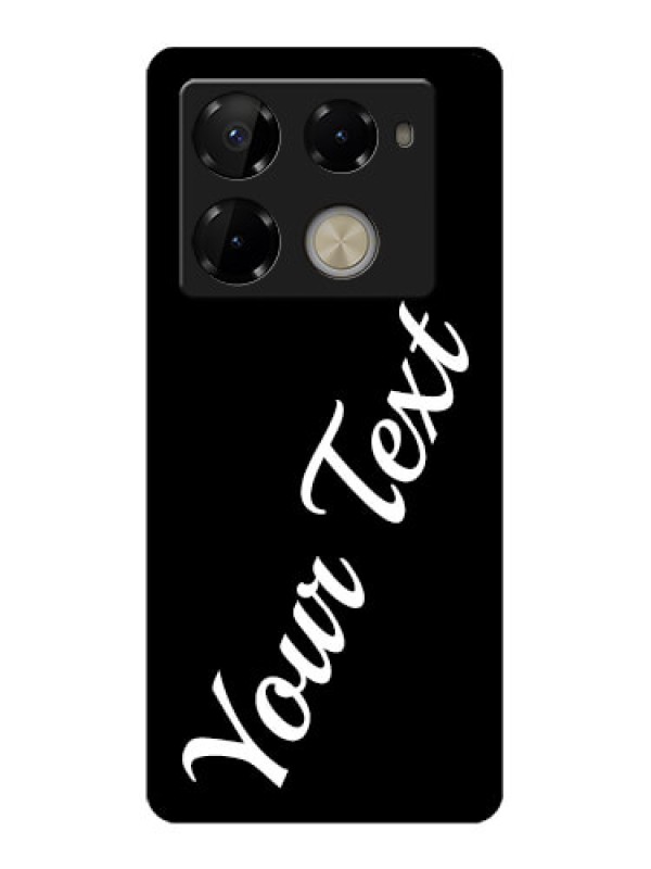 Custom Infinix Note 40 Pro Plus 5G Custom Glass Phone Case - With Your Name Design