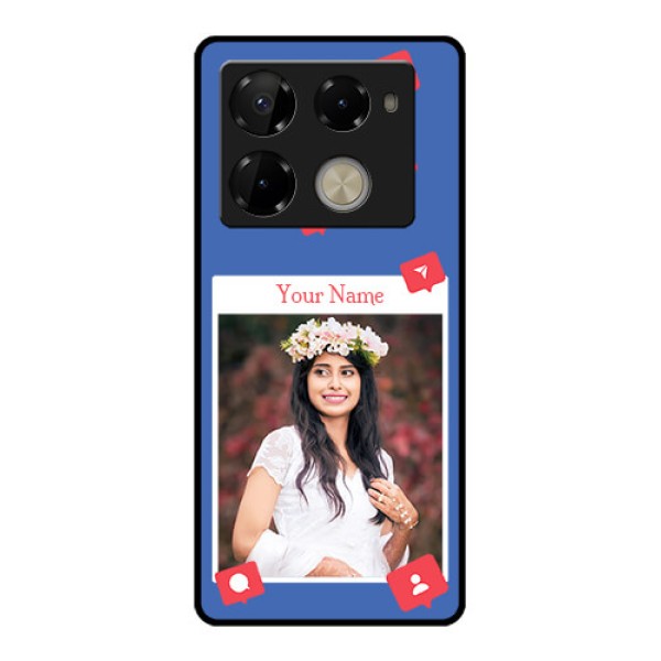 Infinix Note 40 Pro Plus 5G Custom Glass Phone Case - Like Share And Comment Design Infinix Note 40 Pro Plus 5G Custom Glass Phone Case - Like Share And Comment Design