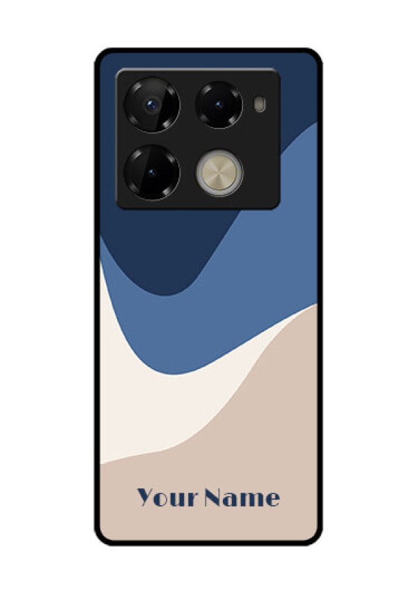 Infinix Note 40 Pro Plus 5G Custom Glass Phone Case - Abstract Drip Art Design