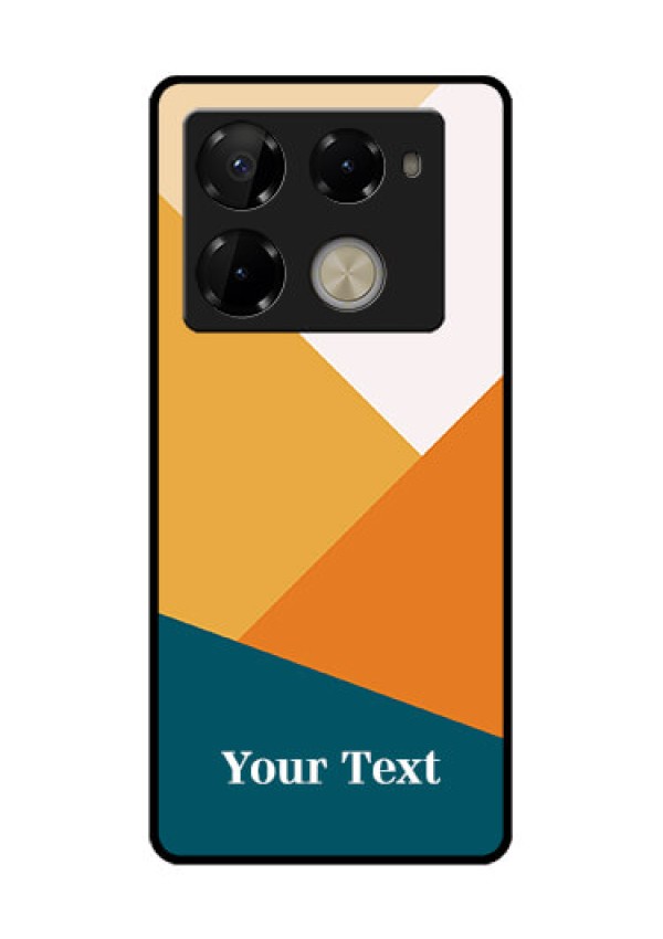 Infinix Note 40 Pro Plus 5G Custom Glass Phone Case - Stacked Multi - Colour Design