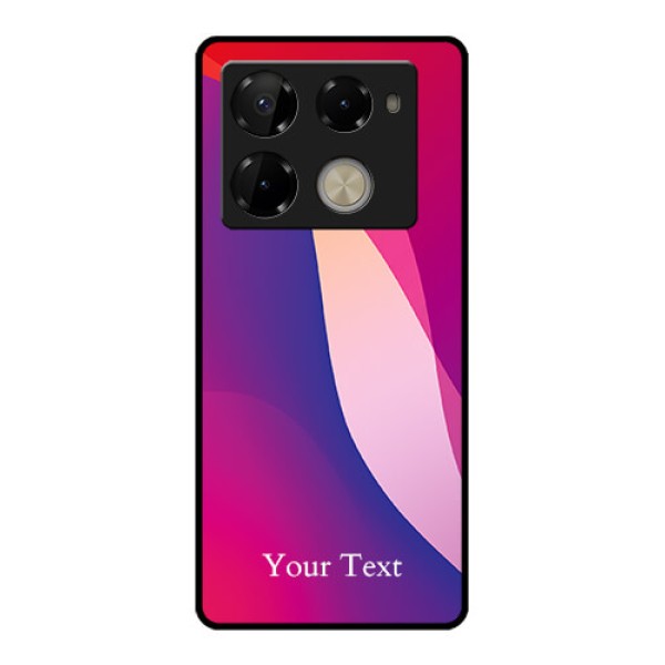 Infinix Note 40 Pro Plus 5G Custom Glass Phone Case - Digital Abstract Overlap Design Infinix Note 40 Pro Plus 5G Custom Glass Phone Case - Digital Abstract Overlap Design