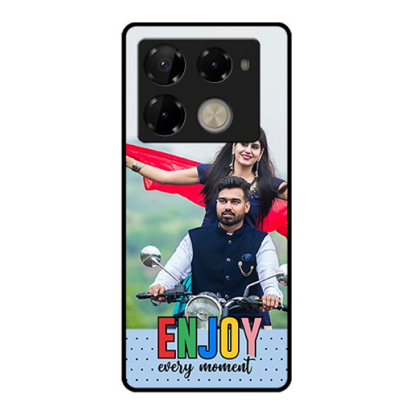 Infinix Note 40 Pro Plus 5G Custom Glass Phone Case - Enjoy Every Moment Design Infinix Note 40 Pro Plus 5G Custom Glass Phone Case - Enjoy Every Moment Design