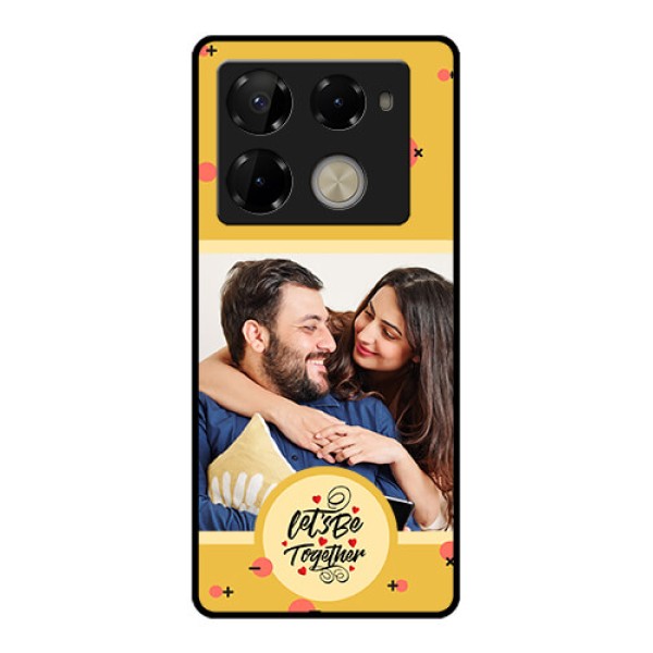 Infinix Note 40 Pro Plus 5G Custom Glass Phone Case - Lets Be Together Design Infinix Note 40 Pro Plus 5G Custom Glass Phone Case - Lets Be Together Design