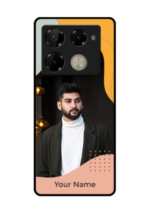 Infinix Note 40 Pro Plus 5G Custom Glass Phone Case - Tri - Coloured Overlay Design