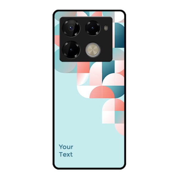 Infinix Note 40 Pro Plus 5G Custom Glass Phone Case - Stylish Semi - Circle Pattern Design Infinix Note 40 Pro Plus 5G Custom Glass Phone Case - Stylish Semi - Circle Pattern Design