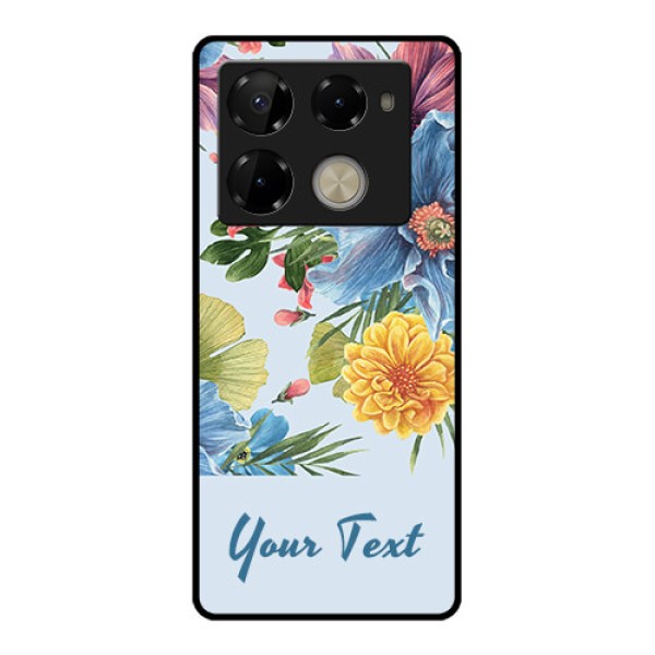 Infinix Note 40 Pro Plus 5G Custom Glass Phone Case - Stunning Watercolored Flowers Painting Design Infinix Note 40 Pro Plus 5G Custom Glass Phone Case - Stunning Watercolored Flowers Painting Design