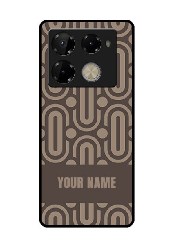 Infinix Note 40 Pro Plus 5G Custom Glass Phone Case - Captivating Zero Pattern Design