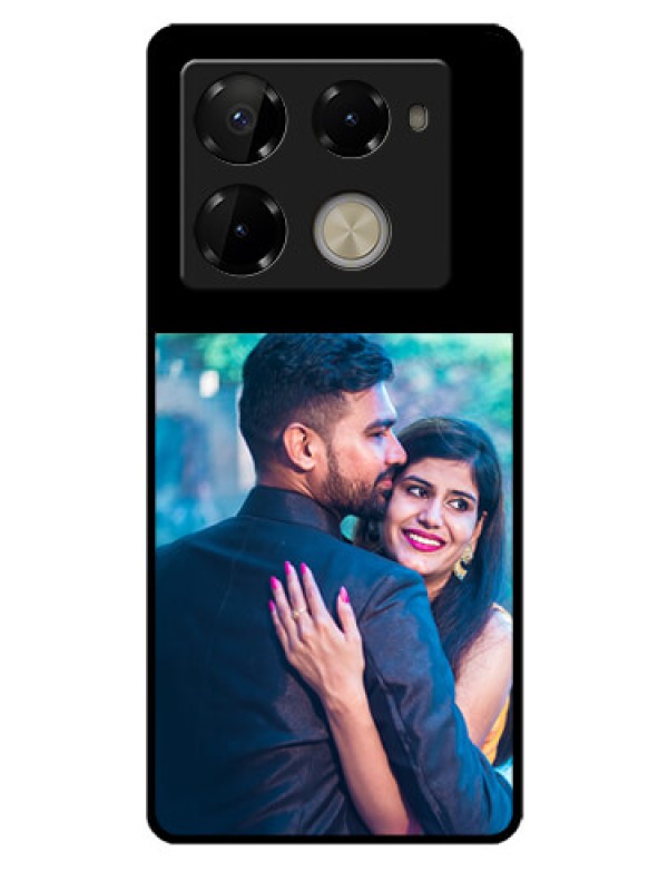 Custom Infinix Note 40 Pro Plus 5G Custom Glass Phone Case - Upload Full Picture With Custom Color Design