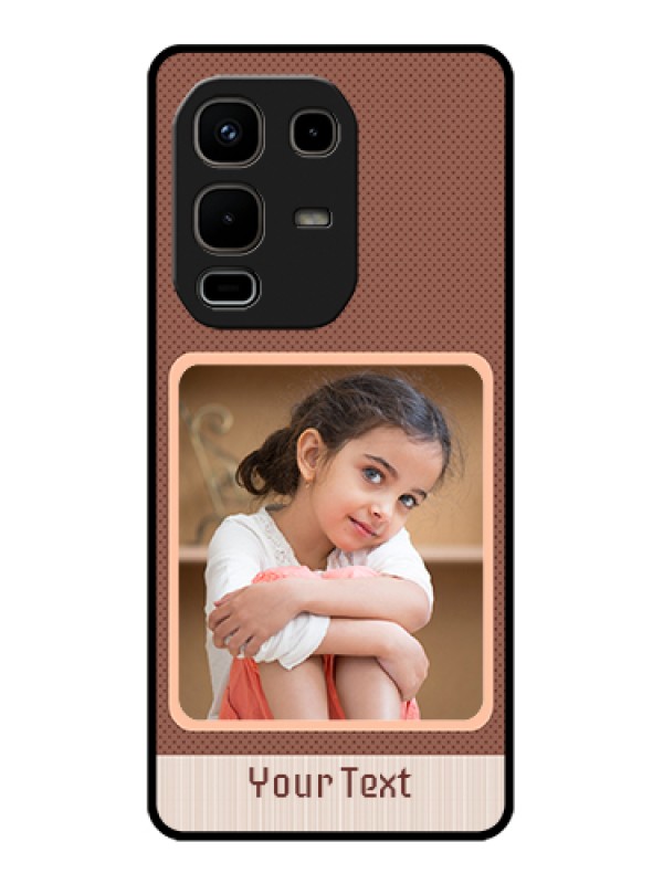 Custom Infinix Note 50s 5G Custom Glass Phone Case - Simple Pic Upload Design