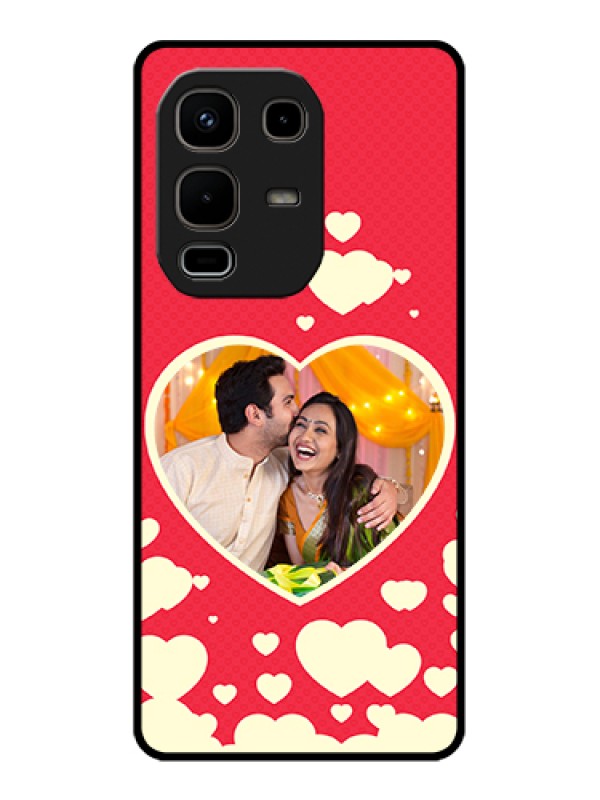 Custom Infinix Note 50s 5G Custom Glass Phone Case - Love Symbols Phone Cover Design