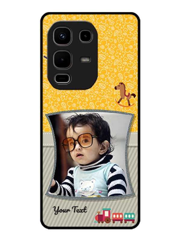 Custom Infinix Note 50s 5G Custom Glass Phone Case - Baby Picture Upload Design