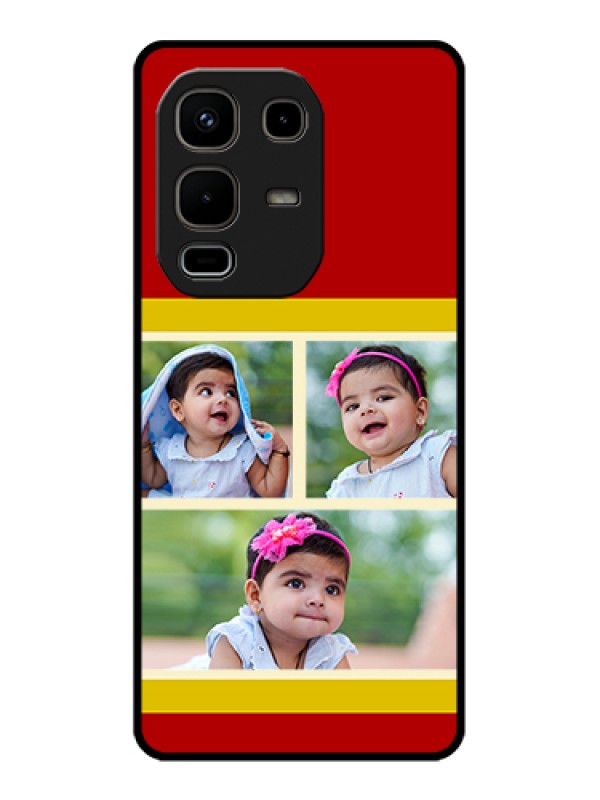 Custom Infinix Note 50s 5G Custom Glass Phone Case - Multiple Pic Upload Design