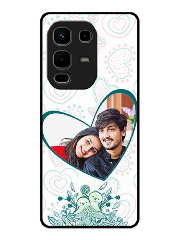 Custom Infinix Note 50s 5G Custom Glass Phone Case - Premium Couple Design