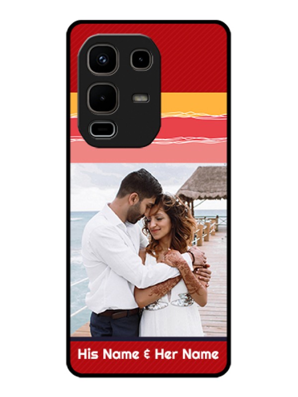 Custom Infinix Note 50s 5G Custom Glass Phone Case - Colorful Case Design