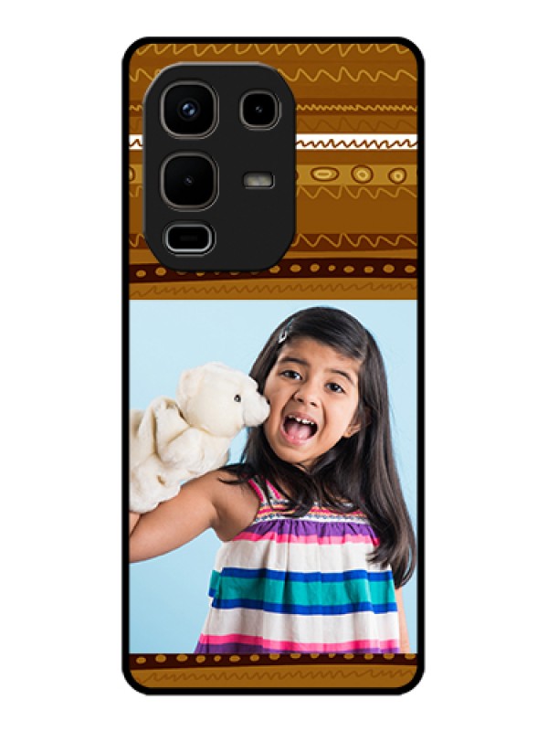 Custom Infinix Note 50s 5G Custom Glass Phone Case - Friends Picture Upload Design