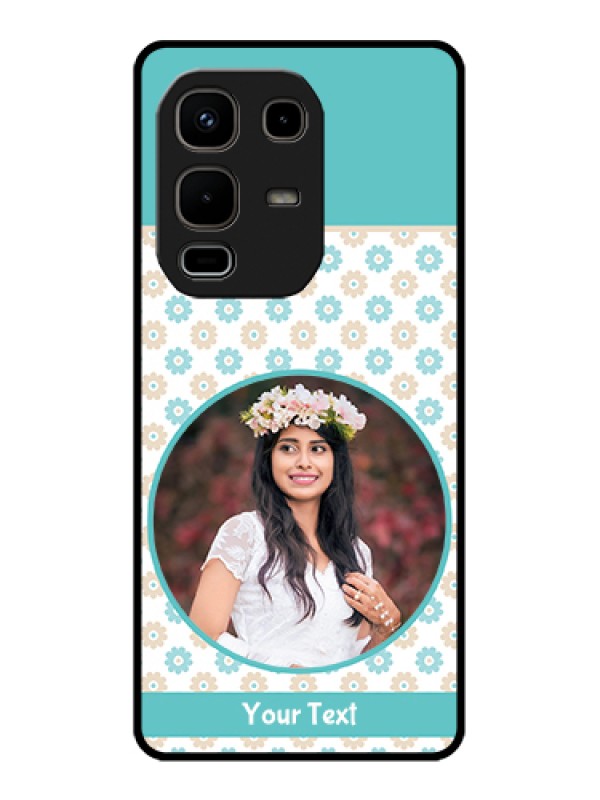 Custom Infinix Note 50s 5G Custom Glass Phone Case - Beautiful Flowers Design