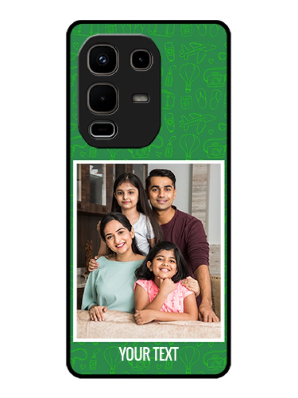 Custom Infinix Note 50s 5G Custom Glass Phone Case - Picture Upload Design