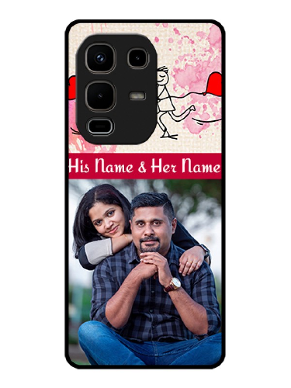 Custom Infinix Note 50s 5G Custom Glass Phone Case - You And Me Case Design